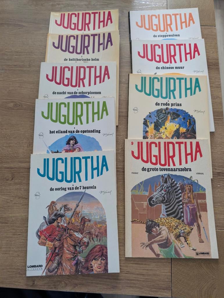 Jugurtha stripboeken reeks, Boeken, Stripboeken, Meerdere stripboeken, Ophalen of Verzenden, Gelezen