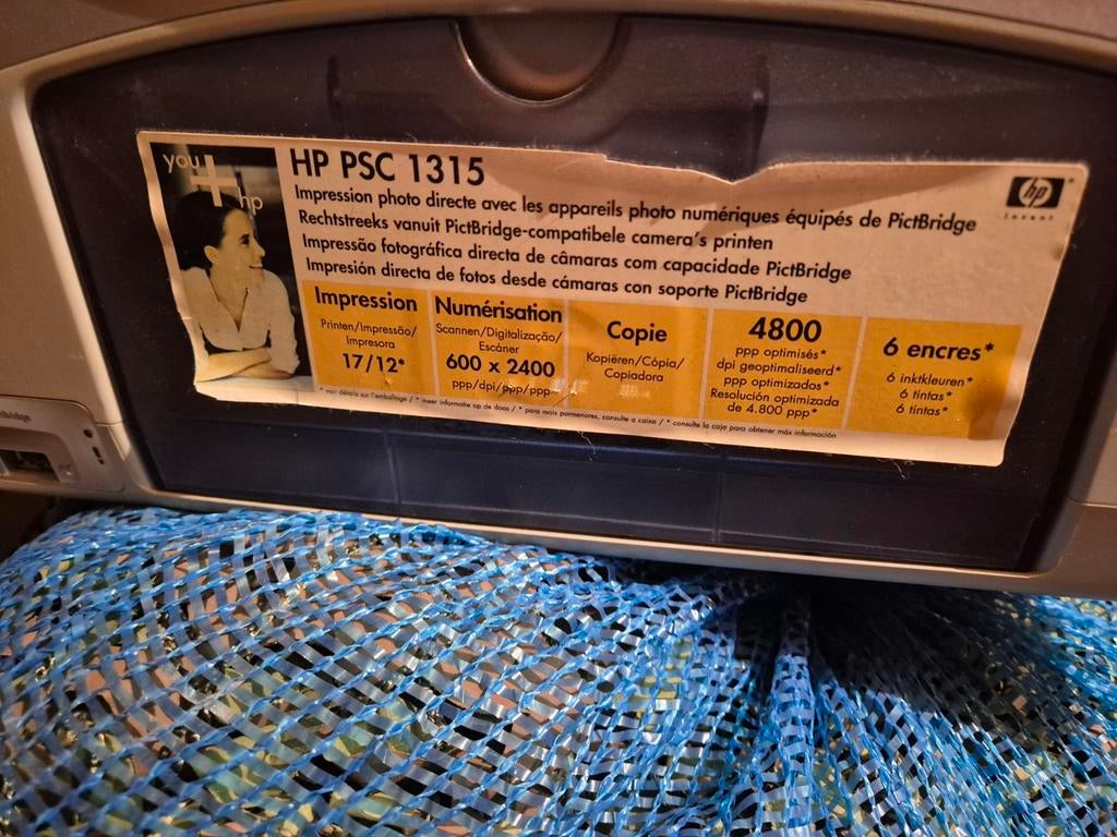 HP PSC 1315 All-in-One Printer, Computers en Software, Printers, Ophalen, Kleur printen, Gebruikt, PictBridge