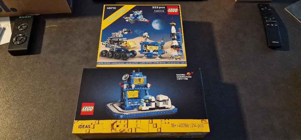 Nieuw: Lego 40712 + 40786 Micro space sets IDEAS, Lego, Nieuw, Ophalen of Verzenden, Complete set