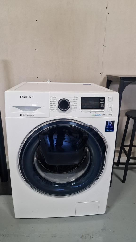 Samsung EcoBubble 8kg Wasmachine - Zeer Goede Staat, Witgoed en Apparatuur, Wasmachines, Zo goed als nieuw, Voorlader, 8 tot 10 kg