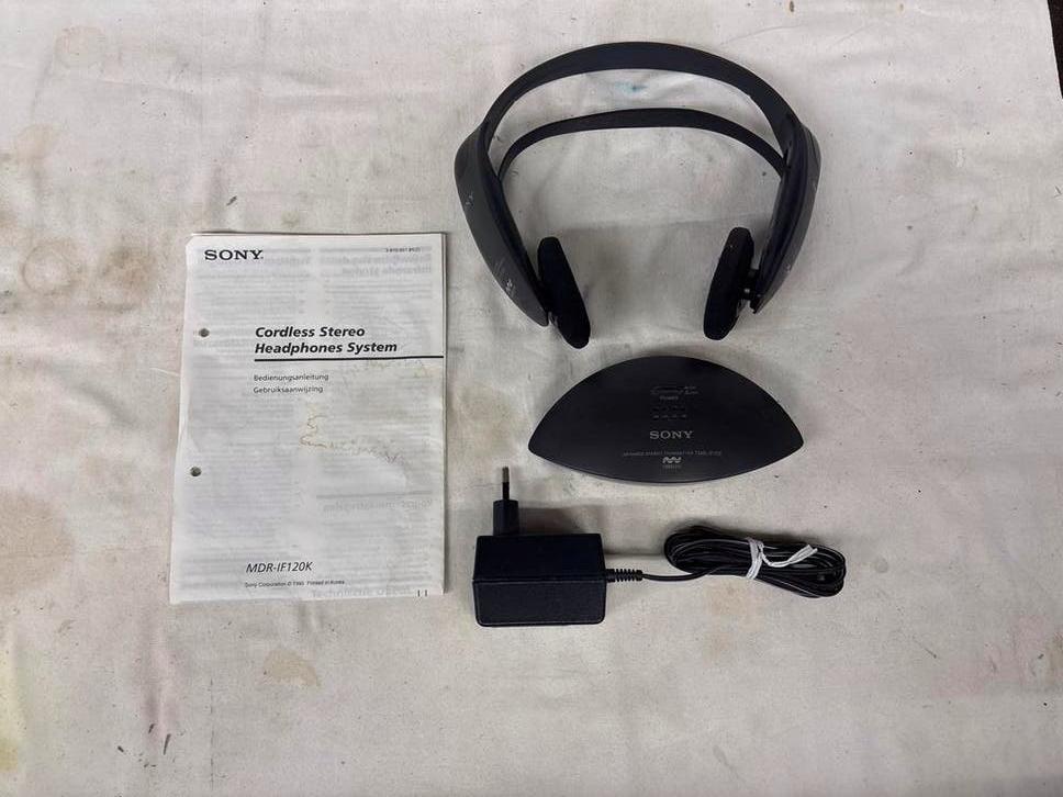 Sony MDR-IF120K Draadloze Stereo Hoofdtelefoon Systeem, Gebruikt, Verzenden, Op oor (supra aural), Sony