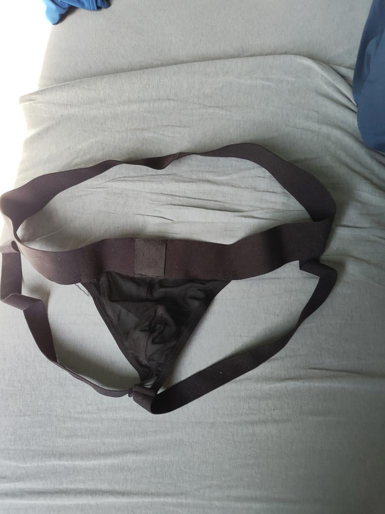 Doorzichtige heren jockstrap - Maat M, Kleding | Heren, Ondergoed, Ophalen of Verzenden, Zwart, Onbekend, Slip