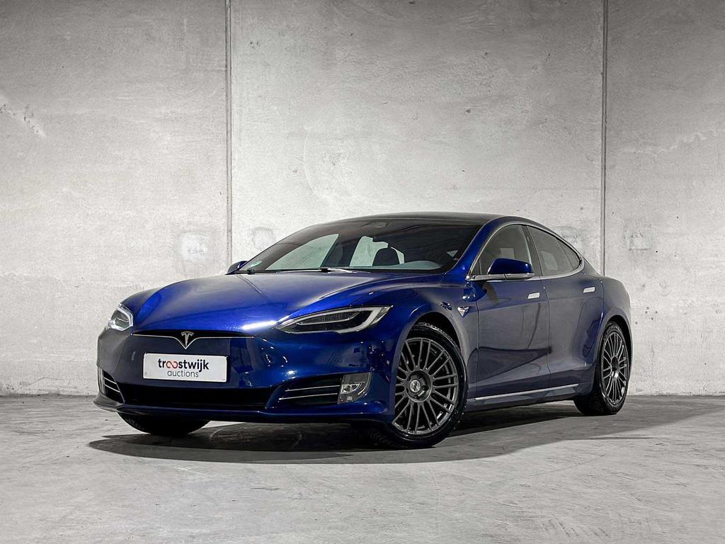 Tesla Model S 100D 417pk 2018 (Origineel-NL), TP-348-L, Auto's, Tesla, Automaat, Gebruikt, 110 €/maand, Origineel Nederlands