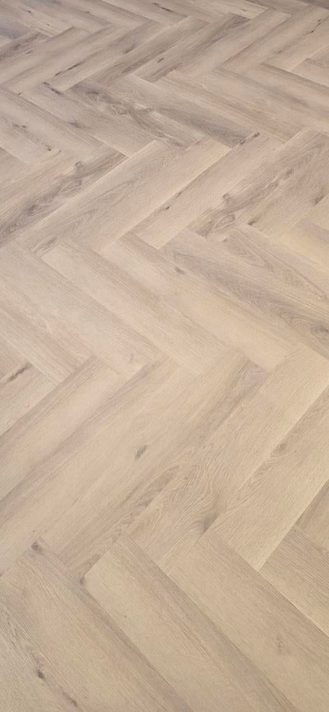 Klik PVC Visgraat Vloer - 80 m², Huis en Inrichting, Ophalen, Visgraat Klik, Grijs, Overige typen