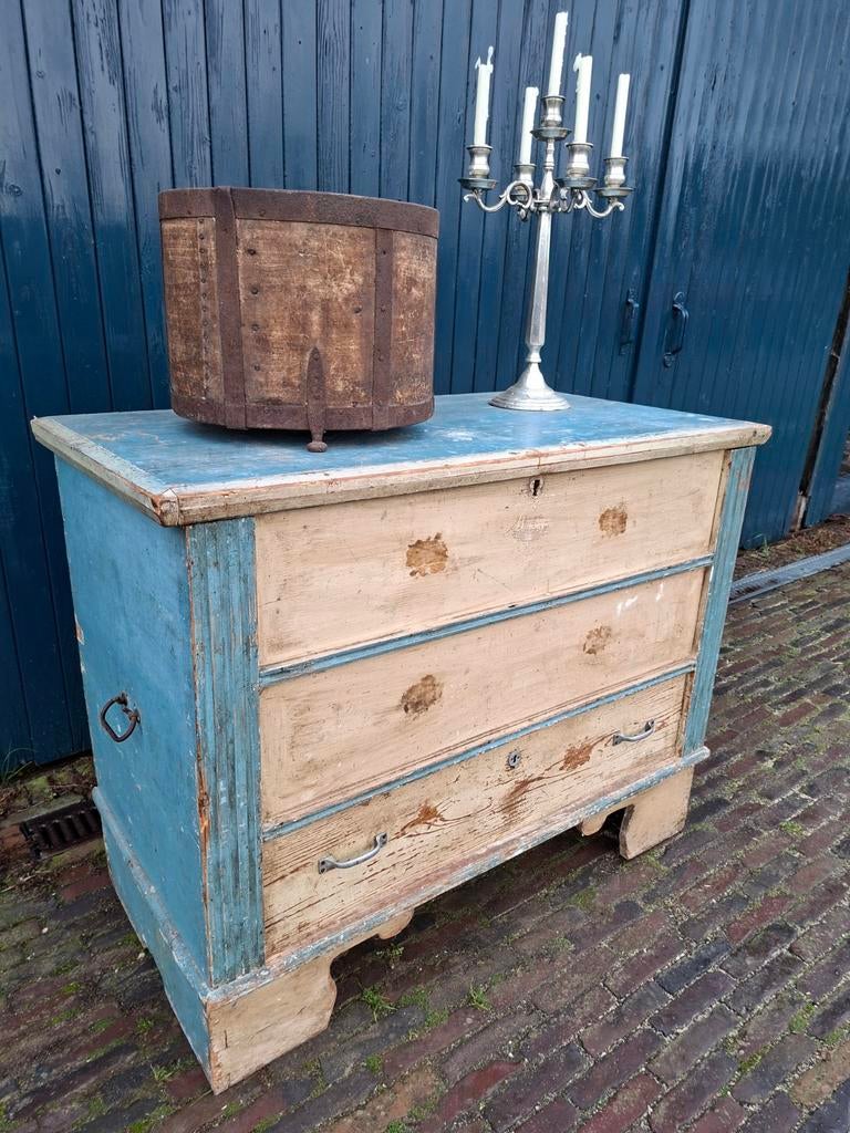 Antieke dekenkist, Ophalen of Verzenden