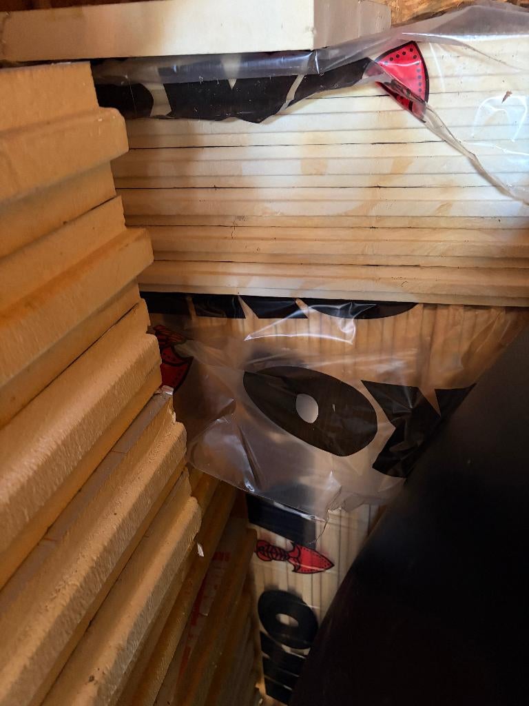 26 x IKO PIR Isolatieplaat  1200x600x50 mm, Ophalen, 4 tot 8 cm, Dakisolatie, Zo goed als nieuw