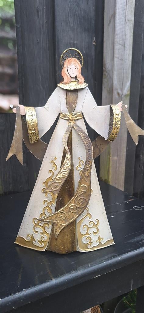 Oude metalen engel, Ophalen of Verzenden