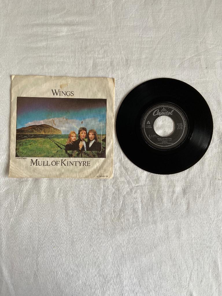 Wings - mull of kintyre, Cd's en Dvd's, Vinyl Singles, Gebruikt, 7 inch, Single, Ophalen of Verzenden