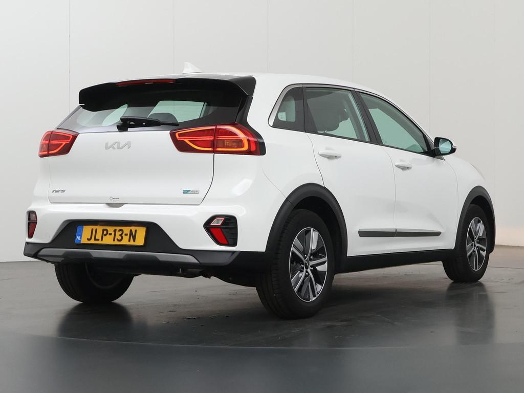 Kia Niro 1.6 GDi PHEV DynamicLine Edition | Parkeercamera |, Auto's, Kia, Gebruikt, Leder en Stof, Wit, Plug-in hybride