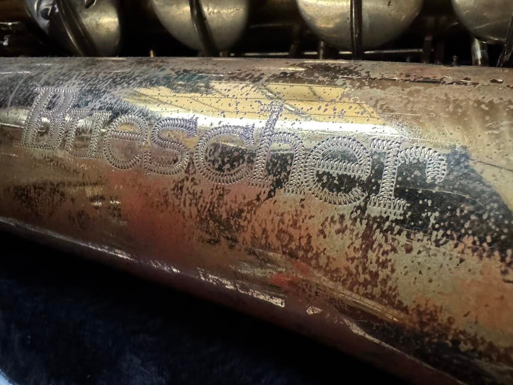 Buescher Aristocrat 1923 .tenor-sax, Muziek en Instrumenten, Ophalen, Gebruikt, Koperblazer