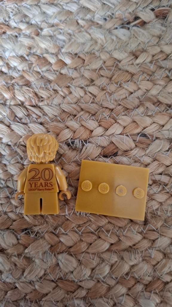 Zeldzame Gouden Harry Potter LEGO Figuur - 20 Jaar Jubileum, Ophalen of Verzenden, Actiefiguurtje