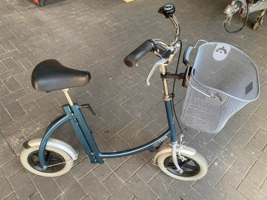 Van Raam loopfiets opvouwbaar, zeer netjes, blauw, Fietsen en Brommers, Fietsen | Vouwfietsen, Ophalen, Zo goed als nieuw