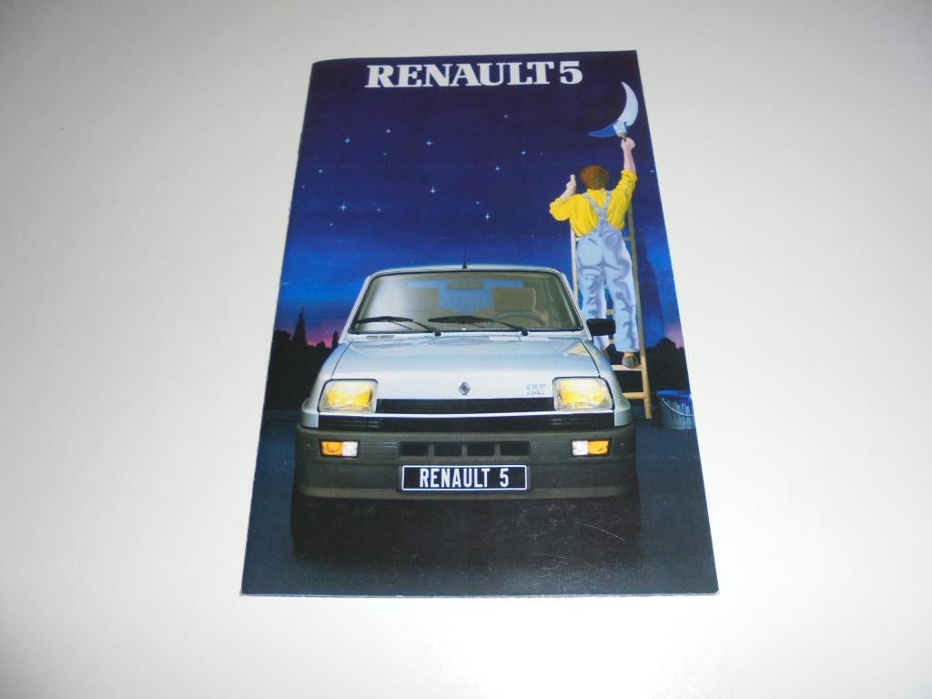 brochure Renault 5, Ophalen of Verzenden, Zo goed als nieuw, Renault