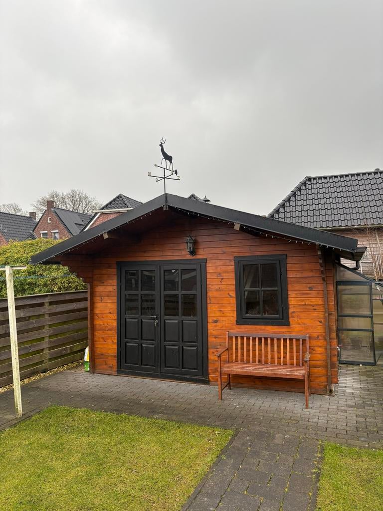 Blokhut 4x4, Tuin en Terras, Ophalen, 250 tot 500 cm, Blokhut, 1 raam