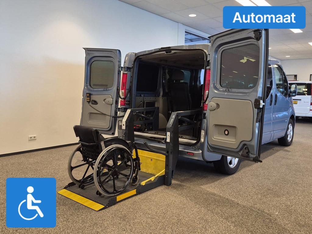 Opel Vivaro L1H1 Rolstoelbus Automaat 4+1 (airco), Auto's, Automaat, Stof, 4 cilinders, Bedrijf