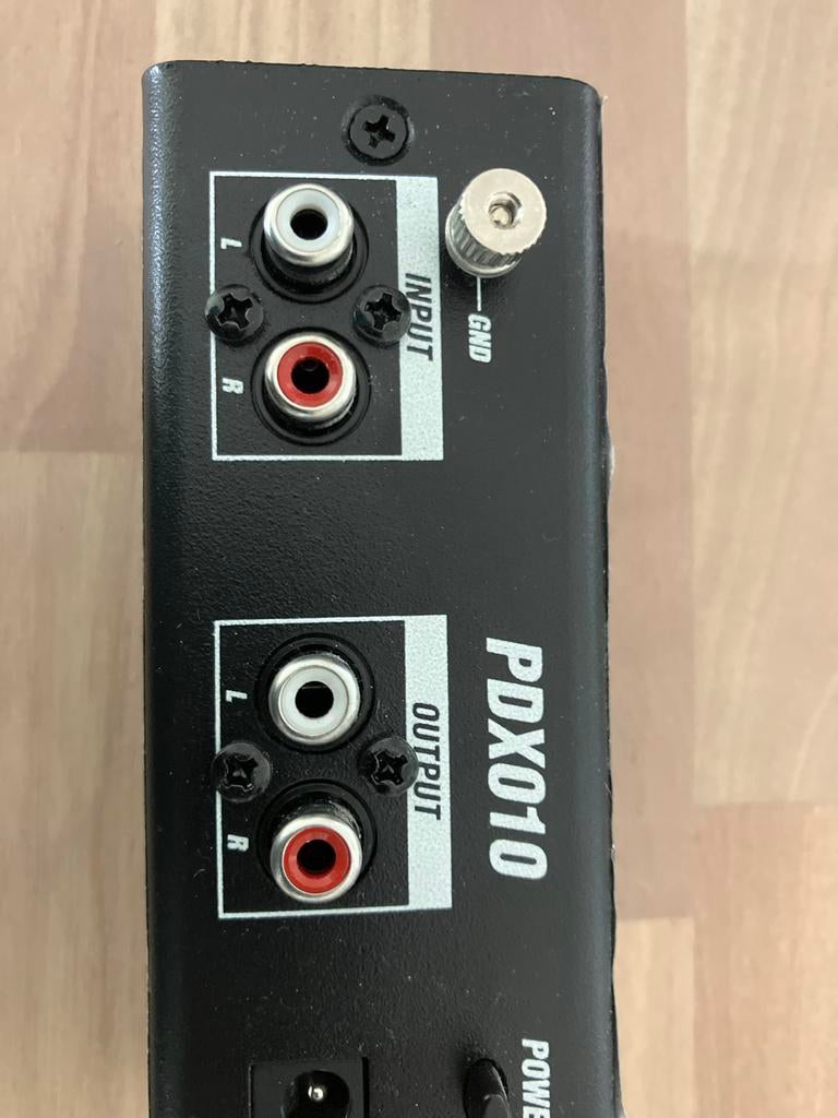 Power Dynamics PDX010 Phono Voorversterker, Audio, Tv en Foto, Versterkers en Receivers, Zo goed als nieuw, Stereo, Minder dan 60 watt