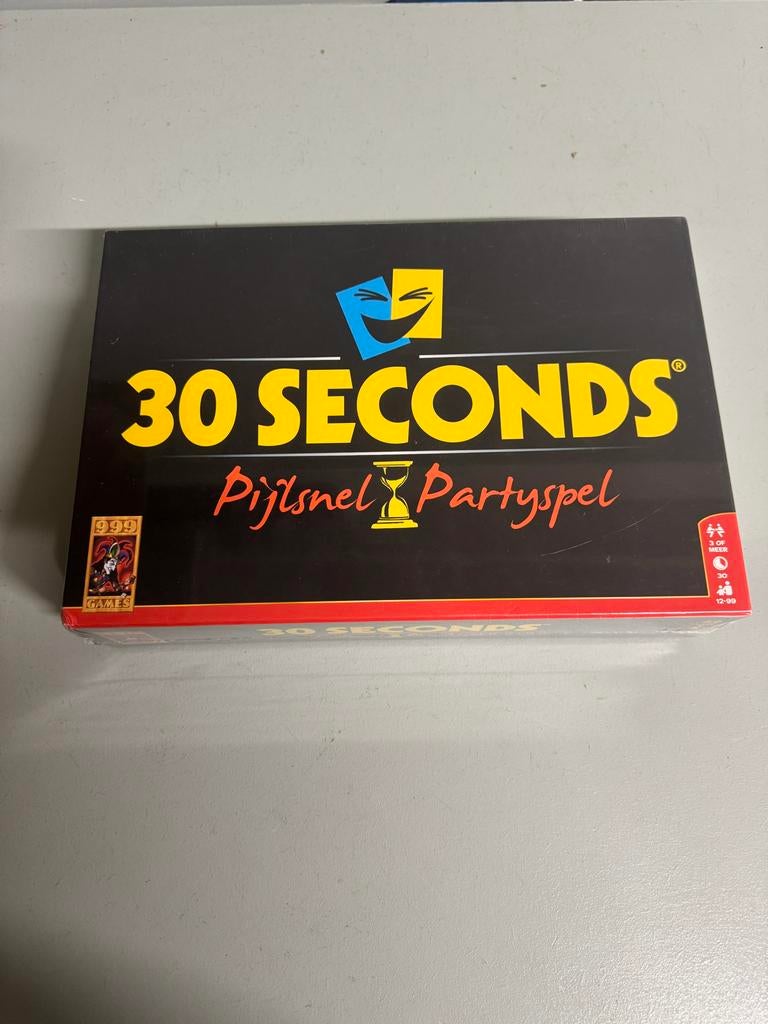 30 Seconds Pijlsnel Partyspel - Nieuw in verpakking, Drie of vier spelers, Nieuw, ?, ?
