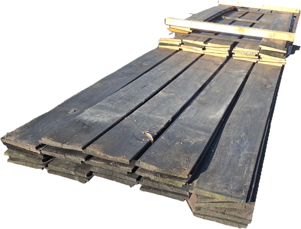 28.8 m2 Zweeds rabat  zwart geïmpregneerd - nr: TP329, Tuin en Terras, Palen, Balken en Planken, Ophalen, Nieuw, 250 cm of meer