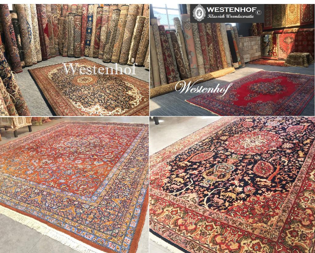 Perzisch tapijt handgeknoopt vloerkleed Zeer Betaalbaar!, Crème, 200 cm of meer, Ophalen of Verzenden, Zo goed als nieuw