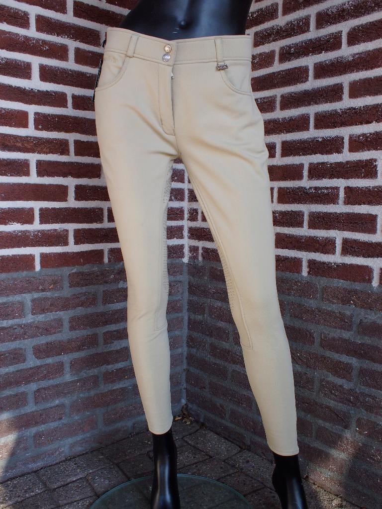 Montar Karly Softshell Dames Rijbroek Beige Maat 42, Dieren en Toebehoren, Paardrijkleding, Dressuur, Nieuw, Dames, Onderkleding