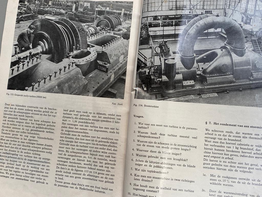 Kennis van Stoomketels  & Stoommachines  2 delen jaren 50, Boeken, Ophalen of Verzenden, Gelezen