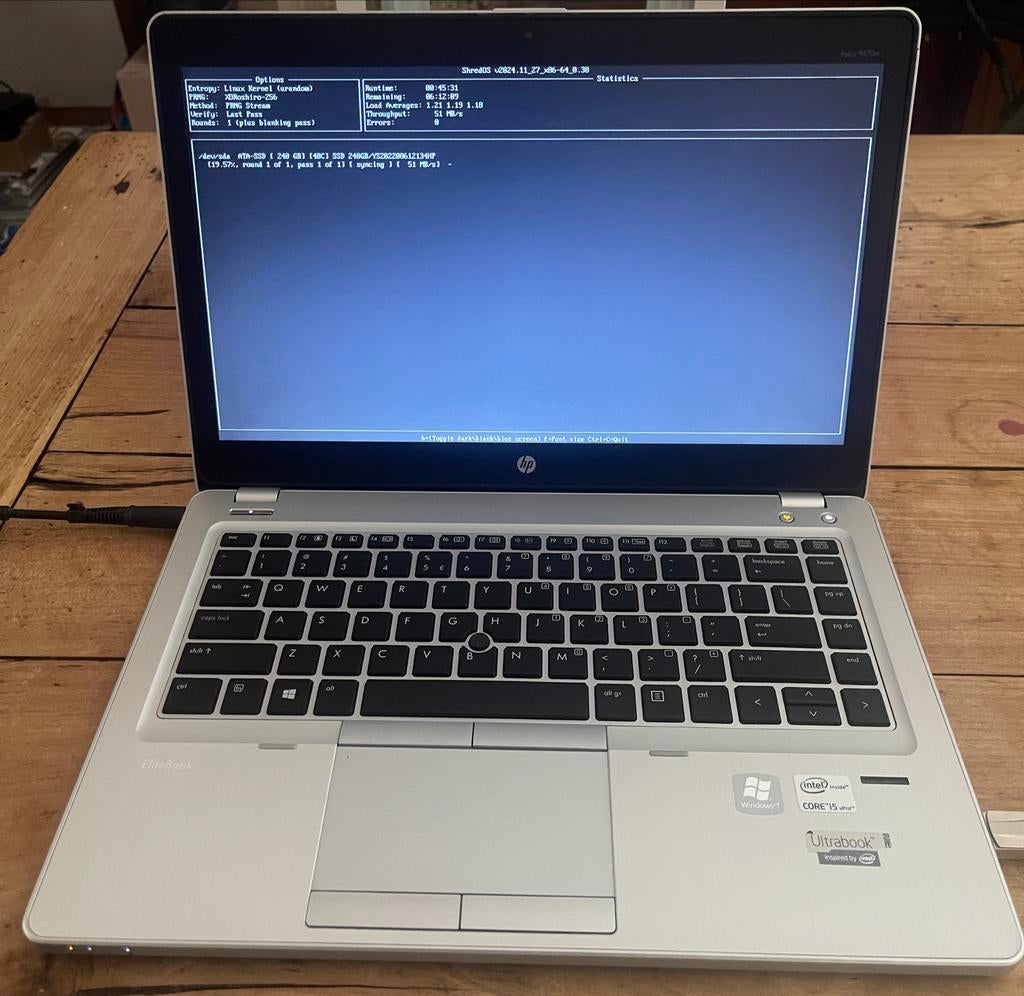 HP EliteBook Folio 9470m laptop, Ophalen, Qwerty, 14 inch, Zo goed als nieuw