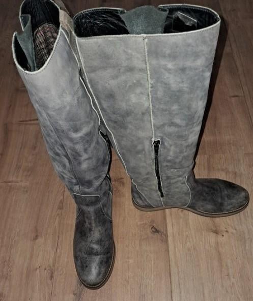 Tommy Hilfiger laarzen, Kleding | Dames, Schoenen, Hoge laarzen, Ophalen of Verzenden, Grijs, Gedragen