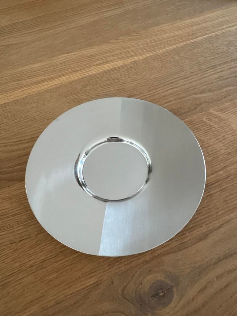 Nespresso schoteltje - RVS, Overige materialen, Gebruikt, Ophalen of Verzenden, Effen