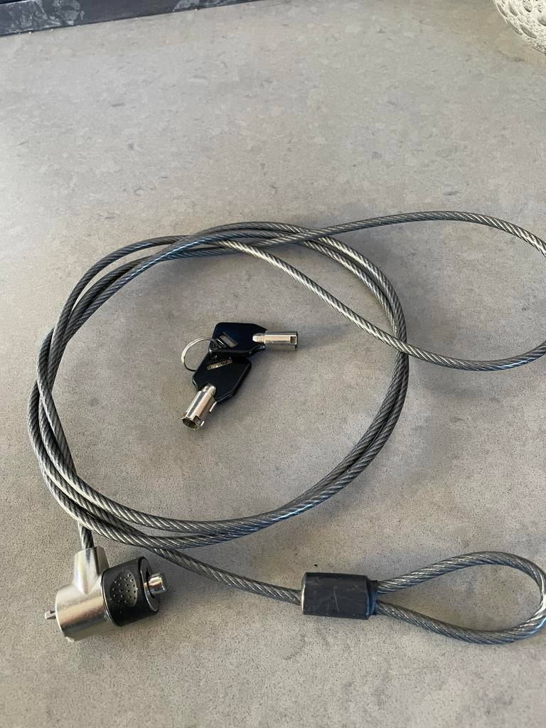 Laptop kabelslot, Ophalen of Verzenden, Zo goed als nieuw