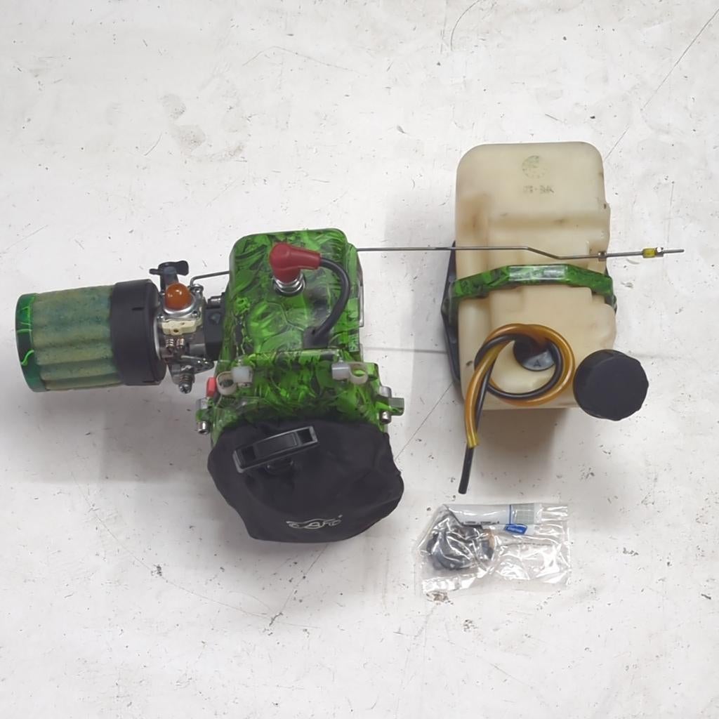 FG Zenoah 26cc motor + tank & filter, getest in goede staat, Benzine, Gebruikt, Ophalen of Verzenden, Onderdeel