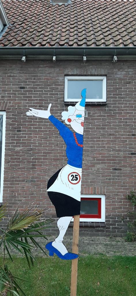 Halve Sarah bord te huur - Feestbord 25 Jaar - €10,00 P/W, Ophalen, Zo goed als nieuw, Abraham of Sarah