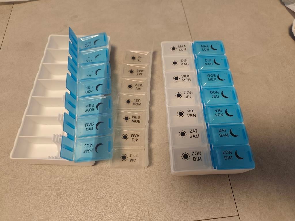 Medicijn doosjes, Ophalen, Gebruikt