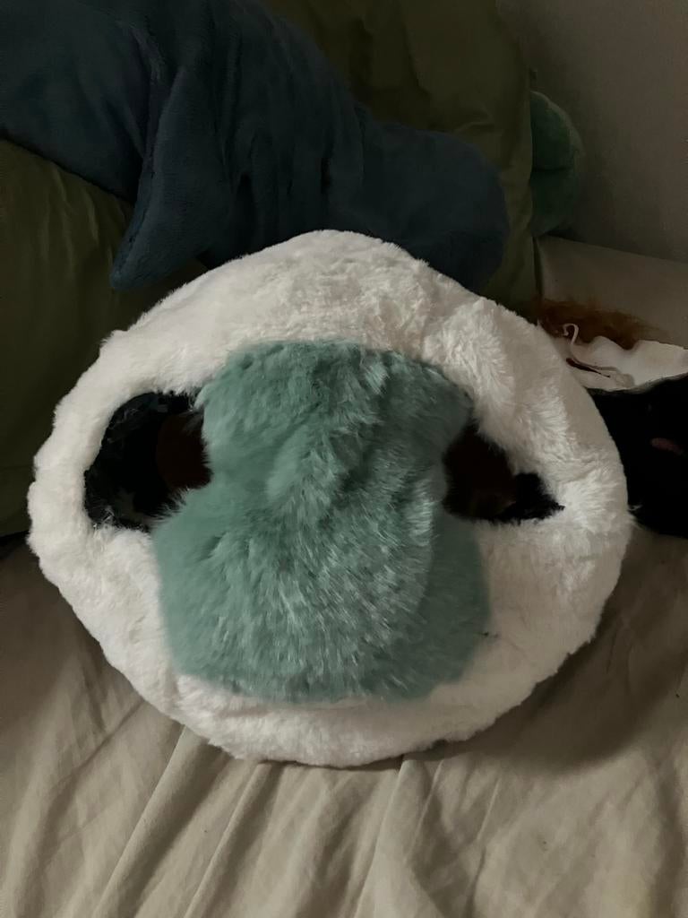 Furry masker basis met handschoenen - DIY Fursuit, Hobby en Vrije tijd, Ophalen, Nieuw, Toneelattributen of Onderdelen