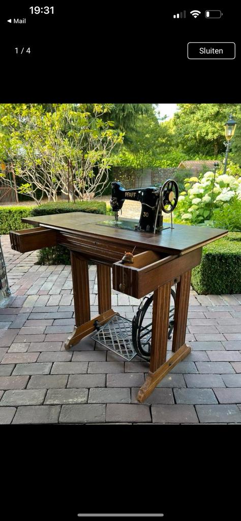 Pfaff naaimachine in goede staat incl verlengstuk., Ophalen