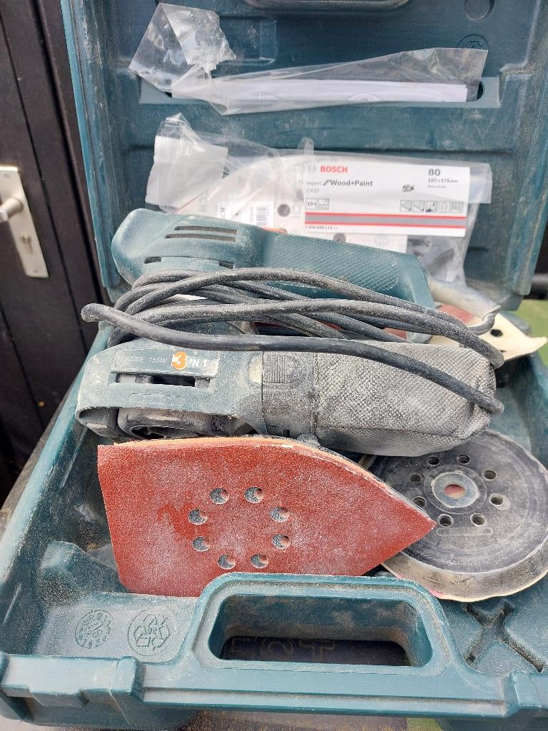 Bosch schuurmachine, Doe-het-zelf en Verbouw, Gereedschap | Schuurmachines, Ophalen of Verzenden, Gebruikt, 600 tot 1200 watt