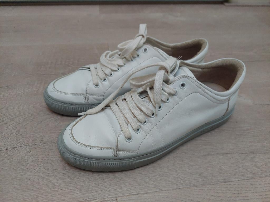 ICEBERG echt leer schoenen ( maat 39 ), Wit, Ophalen of Verzenden, Sneakers of Gympen, Gedragen