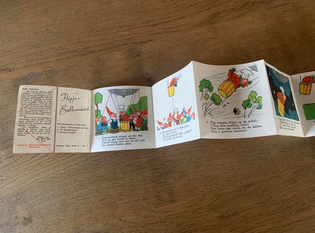 Harmonica boekje van Flipje uit Tiel, Verzamelen, Stripfiguren, Zo goed als nieuw, Overige typen, Overige figuren, Ophalen of Verzenden