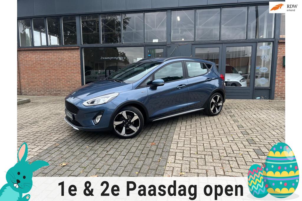 Ford Fiesta 1.0 EcoBoost Active X, Acc, Lane assist, Xenon, Voorwielaandrijving, Stof, Gebruikt, Zwart