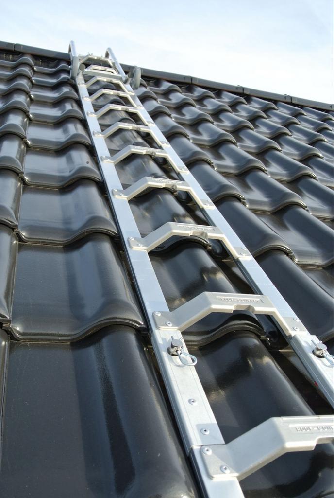 Altrex dakladder met nokhaak, 5 meter, Doe-het-zelf en Verbouw, Ladders en Trappen, Ophalen, Nieuw, Ladder, 4 meter of meer