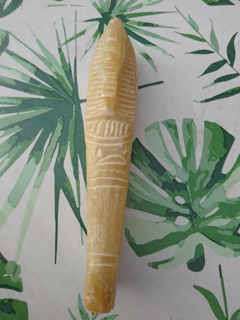 Pharaosarkopharg uit Egyptie, Ophalen of Verzenden, Zo goed als nieuw, Sieraad, Natuurreligies