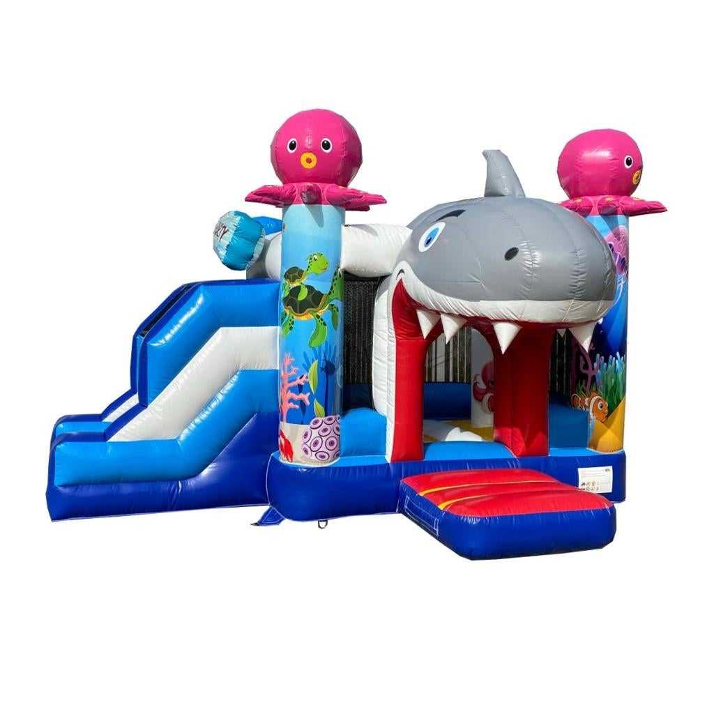 Springkussen Multiplay Zeewereld huren in Schiedam – €63,99, Hobby en Vrije tijd, Feestartikelen | Verhuur, Ophalen, Zo goed als nieuw