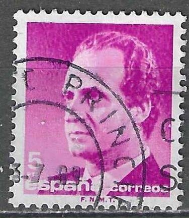 Spanje 1985 - Yvert 2414 - Juan Carlos I - 5 p.  (ST), Verzenden, Gestempeld
