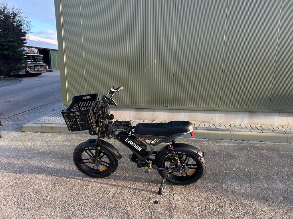 E-FATBER 520pro fatbike, Zo goed als nieuw, Minder dan 47 cm, 50 km per accu of meer, Ophalen