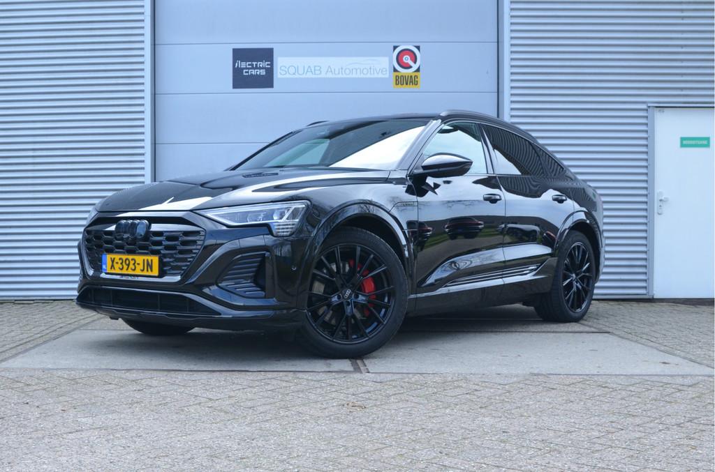 Audi Q8 Sportback e-tron 55 quattro S Edition 115 kWh Trekha, Auto's, Audi, Automaat, Zwart, 600 km, Vierwielaandrijving