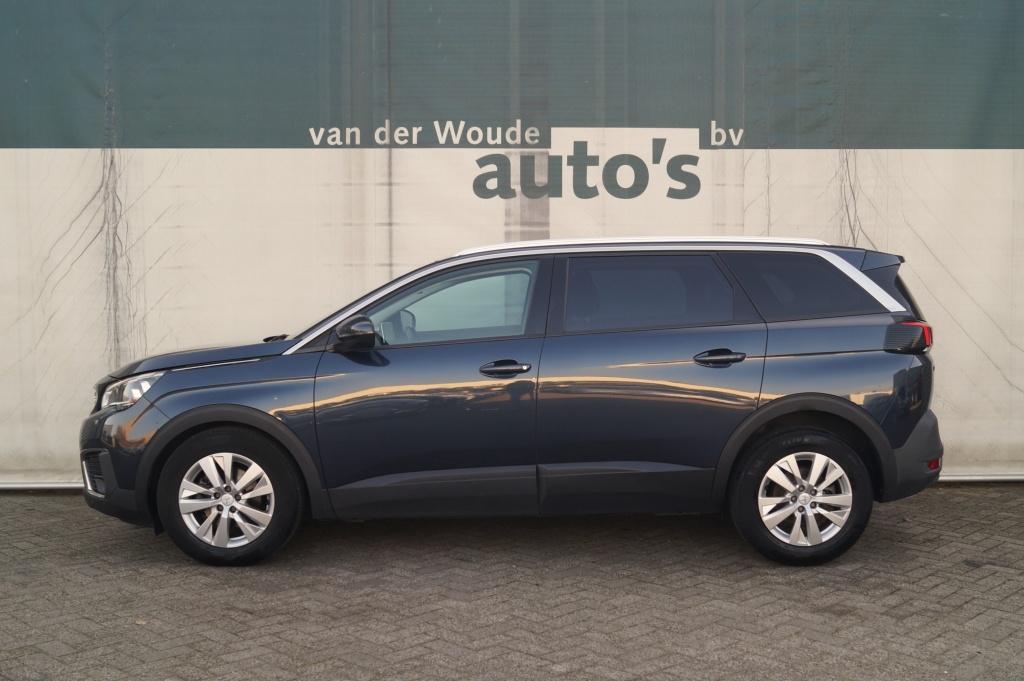 Peugeot 5008 1.2 PureTech 130pk Executive 7-persoons -NW.MOT, Gebruikt, 1199 cc, Blauw, 7 stoelen