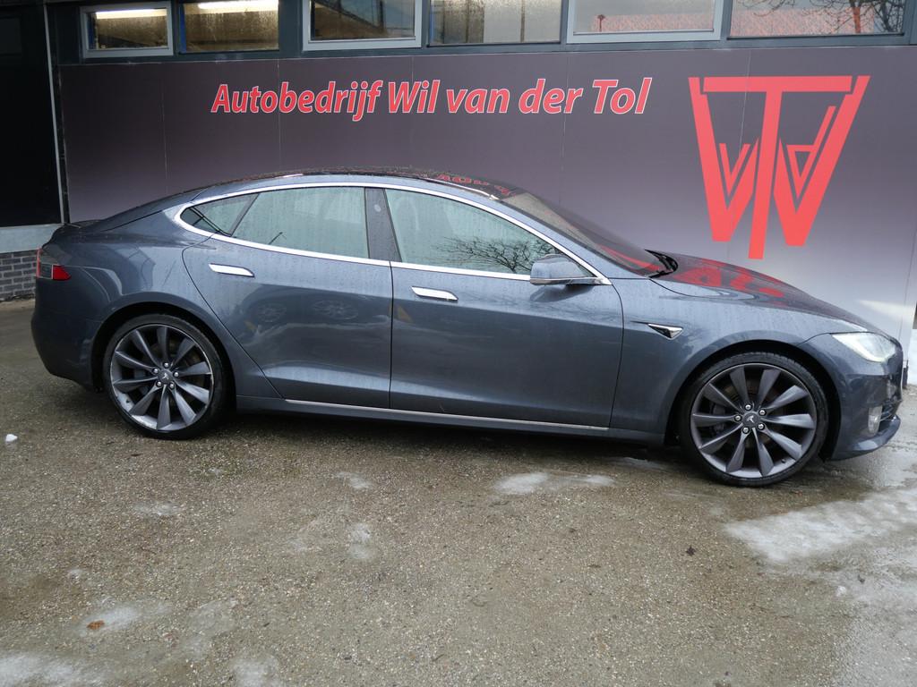 Tesla Model S 75D BASE | PANORAMA DAK | 20 INCH | AUTOPILOT, Gebruikt, Zwart, Leder, Vierwielaandrijving