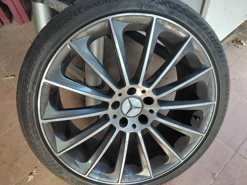 L.M.VELGENSET 20 INCH MERCEDES, Auto-onderdelen, Ophalen, Gebruikt, 255 mm, Velg(en)