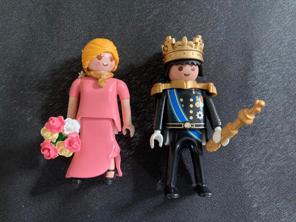 Pkaymobil koninklijk paar., Ophalen of Verzenden, Zo goed als nieuw