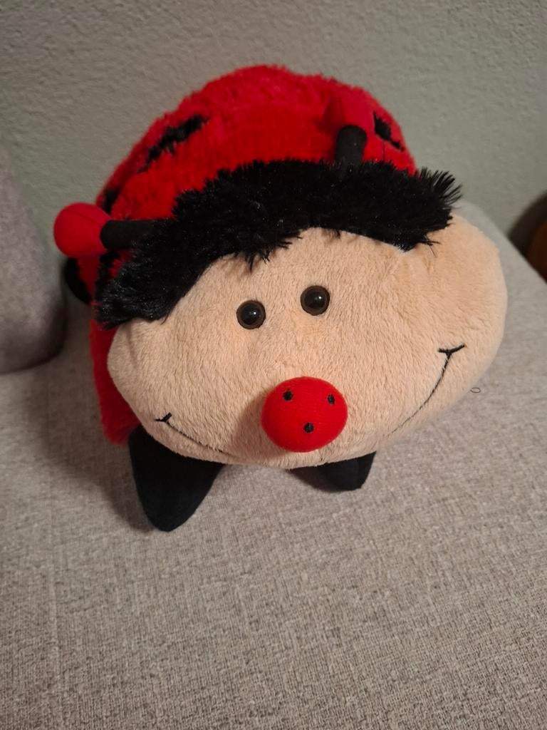Pillow Pets lieveheersbeestje en koe knuffel, Ophalen of Verzenden