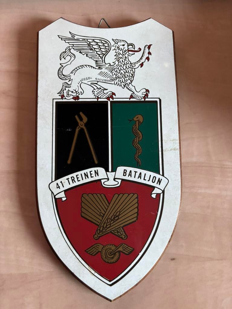 Schildje 41 treinen bataljon, Verzenden, Landmacht, Nederland, Embleem of Badge